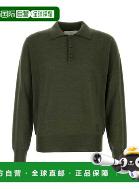 Ami Paris 男士T恤 HPL366KN0066376 SS2025 绿色长袖