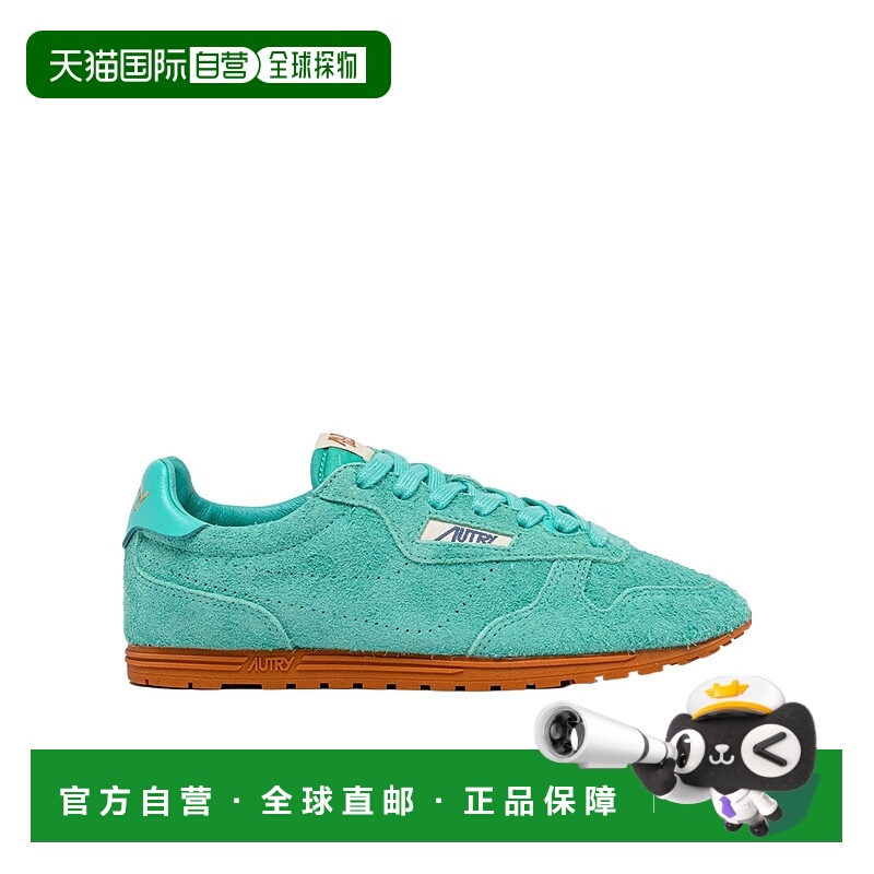 1h可退 AUTRY 女士运动鞋 WSLWPB10 SS2025 绿色 系带低帮运动鞋
