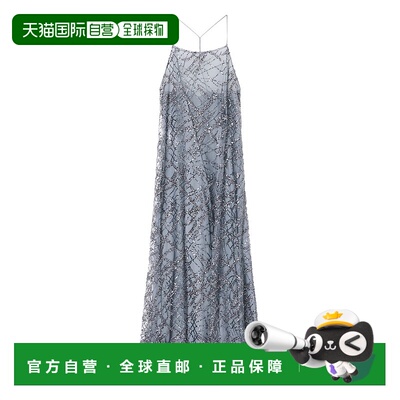 EMPORIO ARMANI 女士吊带连衣裙 EW001346AF10242U8045长裙