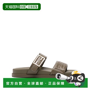 8X8710ABOHF0WXL 女士拖鞋 AW2025 绿色 gree 1h可退 Olive FENDI