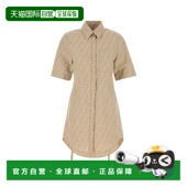 女士大衣 FLD562ASMFF1SAZ FENDI SS2025 米白色 chambray dre