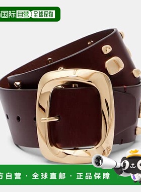 1h可退 潮奢 ZIMMERMANN 女士 Malley 铆钉皮带腰带