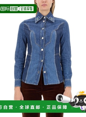 1h可退 ETRO 女士衬衫 11831 AW2023 蓝色