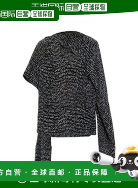 BALMAIN 女士背心吊带 EF1AM015SE64EAB SS2025 黑色