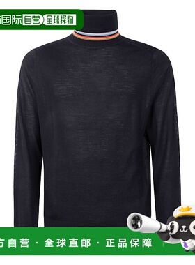 1h可退 潮奢 Paul Smith 保罗 史密斯 男士 黑色毛线衫 M1R539ZT0