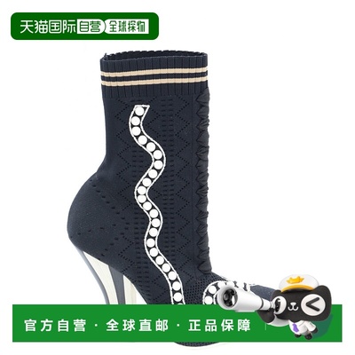 FENDI 女士靴子 8T6514A15PF1120 SS2018 黑色 FENDI WOMEN'S 8T6