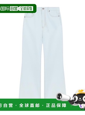 WE11DONE 女士牛仔裤 WDDP024336WIC SS2024 蓝色 直筒牛仔裤