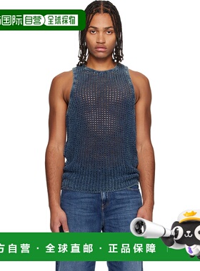 1h可退 潮奢 Diesel 迪赛 男士 蓝色 K-Reca 背心 A196690CBDP