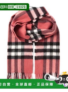 BURBERRY 女士围巾 3948345 粉红色 Check Scarf博柏利