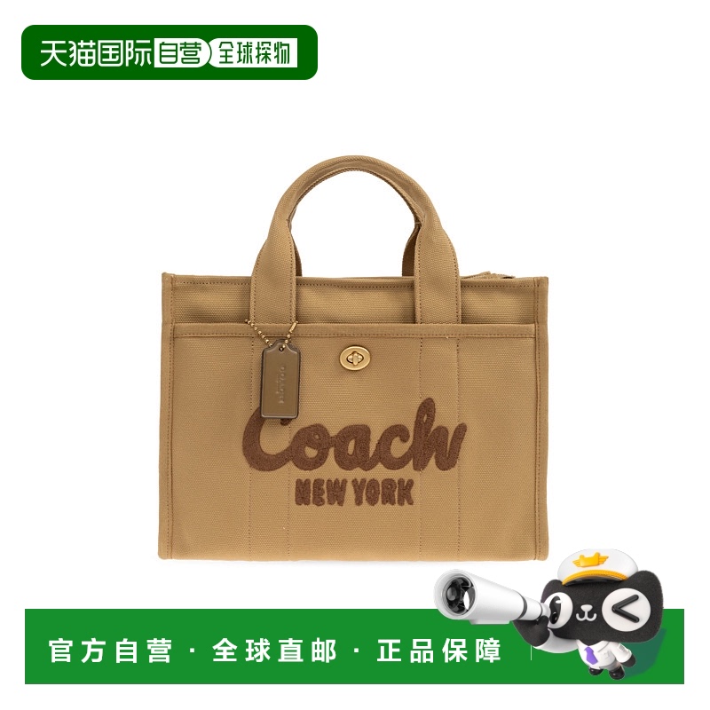 1h可退 Coach蔻驰女包女士手提包CP1580B4XR7SS2025棕色新新款