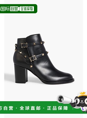 1h可退 潮奢 valentino 华伦天奴 女士 铆钉皮质短靴 W9S0A03RPX