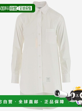 THOM BROWNE 女士衬衫 FLL152AF0184100 CO 白色 Cross-strap bel