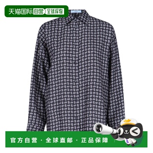 AW2024 P415H15GGF0008 蓝色 长袖 PRADA 衬衫 女士衬衫