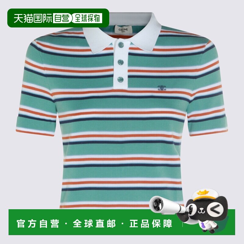 CELINE 女士POLO衫 RY0UL3B21GFY6 AW2026 花色上衣女装针织衫