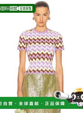 1h可退 潮奢 versace 范思哲 女士 短袖上衣 10194421A14034