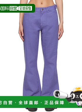 1h可退 潮奢 Stockholm Surfboard Club 女士 紫色 Flared 长裤 F