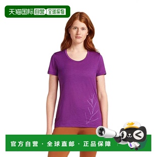 ICEBREAKER 美利奴羊毛150 Tech Lite Scoop Panax 短袖T恤 女士