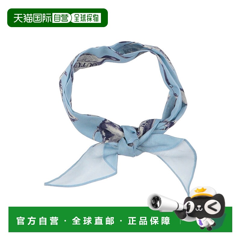 1h可退 潮奢 Zegna 杰尼亚 男士 Foulards 围巾 blue蓝色 舒适时