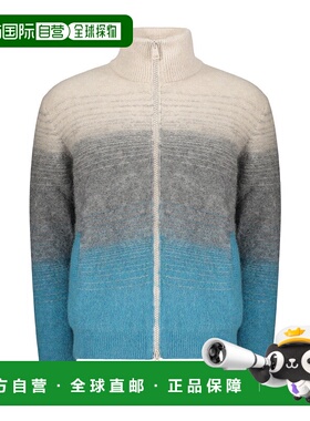 HERNO 男士针织衫 MC00024UR760219010 AW2023高领灰色长袖