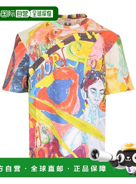 LOEWE 男士T恤 HSM1Y22J019990 AW2024 花色 Multicolored T-shir