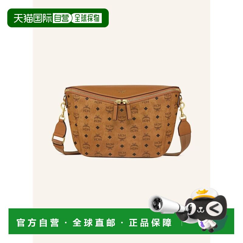 1h可退 MCM 女士斜挎包 100305211515000 CO 酒红色 DIAMOND shou
