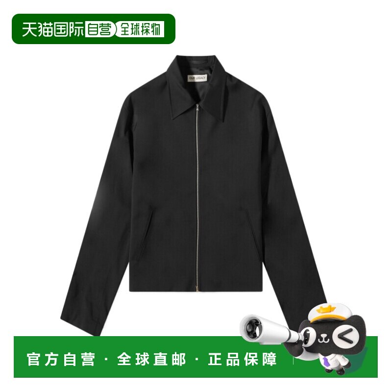 OUR LEGACY 男士夹克 M2230MBW CO 黑色 直尖领飞行员夹克