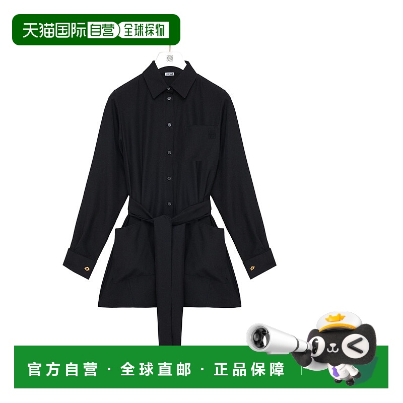 1h可退 LOEWE 女士外套 S359Y05XEV1100 AW2025 黑色 Loewe Tops