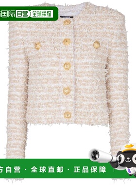 BALMAIN 女士西服 EF1SK248KB19GAD SS2025白色外套