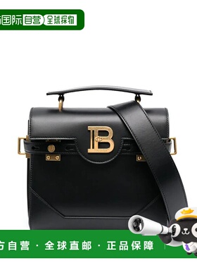 BALMAIN 女士单肩包 DN1DB526LAVE0970 AW2025 黑色斜挎包手提包