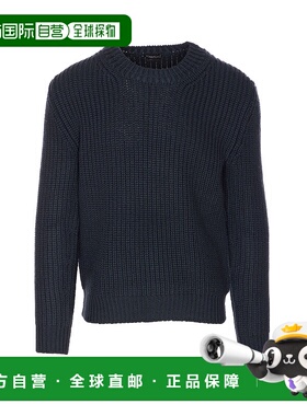 1h可退 TOM FORD 男士针织衫 KCL051YMW090LB760 AW2025 蓝色羊绒