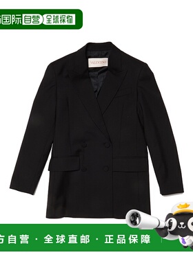 VALENTINO 女士西服 BCE3K02QB0NO SS2025黑色西装外套