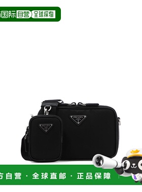 PRADA 男士斜挎包 2VH0702DMHF0002 AW2024 黑色 Bags men Prada