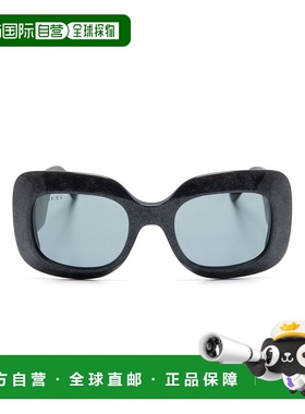 GUCCI 女士眼镜 797444J07401012 AW2024 灰色古驰太阳镜