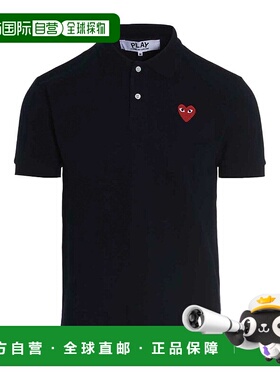 1h可退 COMME DES GARÇONS PLAY 男士T恤 AXT0062BLUE CO