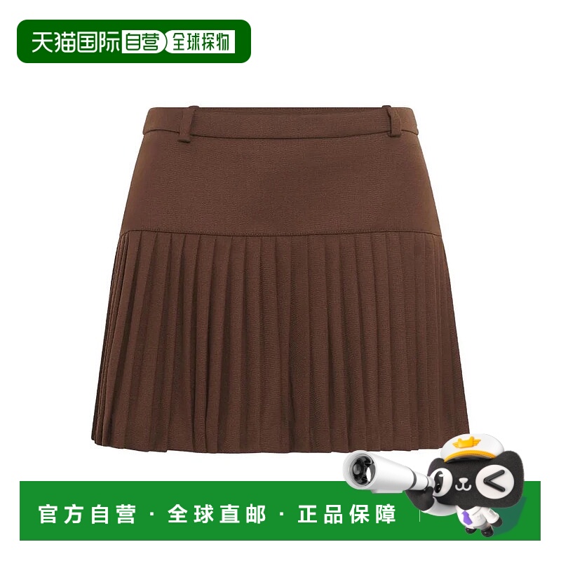 1h可退 MARINE SERRE 女士半身裙 WSK063ACWOV0071BR30 AW2025