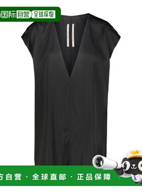 RICK OWENS 女士T恤 RP01E7118SCH SS2025 黑色 Rick Owens Dylan