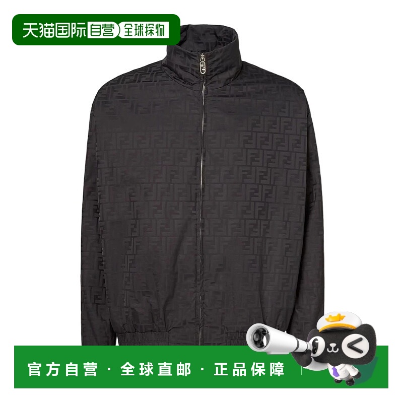 1h可退 FENDI 男士夹克 FAA951ATN9F0GMW AW2025 黑色