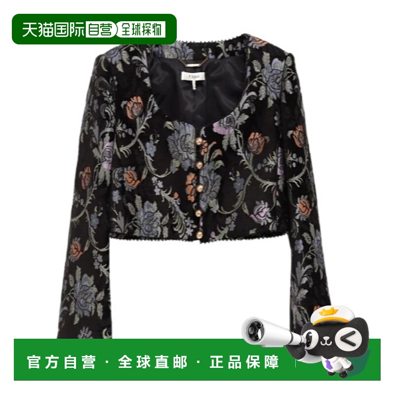 1h可退 CHLOÉ 女士西服 CH25WVE043330YA AW2025 花色 圆领长袖休