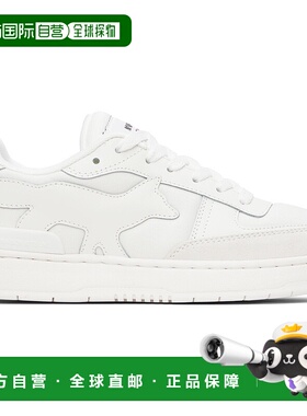 1h可退 潮奢 MAISON KITSUNE 女士 白色 Chiru 运动鞋 MW04804WQ1