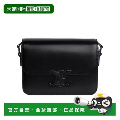 CELINE 女士手提包 187363EQJ38NN AW2025 黑色 TEEN Triomphe单