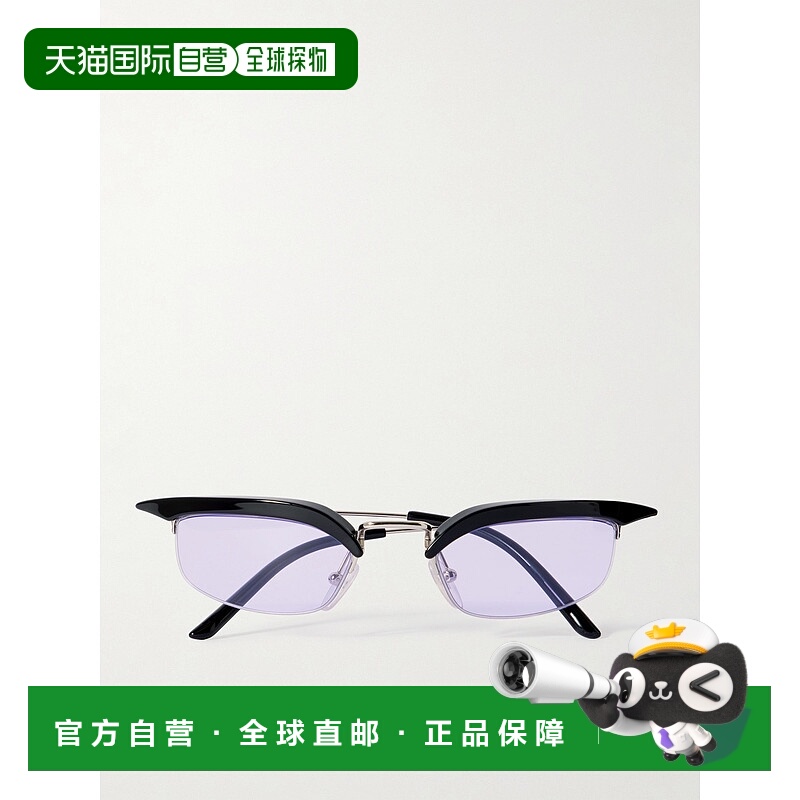 1h可退 潮奢 Prada 普拉达 女士 D形框醋纤镀银太阳眼镜 0PRB50ST