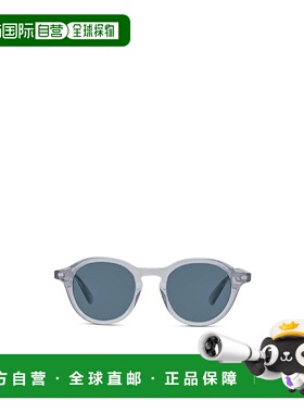 KENZO 男士眼镜 KZ40211I20V AW2025 蓝色 圆框太阳镜