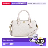 COACH 奥莱款 女士PVC配皮单肩斜挎手提包CW329IMXU5蔻驰