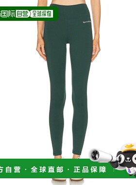 付款1h内可退 潮奢 SPORTY & RICH 女士 Serif 徽标打底裤 PA0026