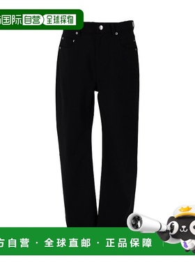 RICK OWENS 女士休闲裤 RP01E7324ZL09 AW2025 黑色直筒裤