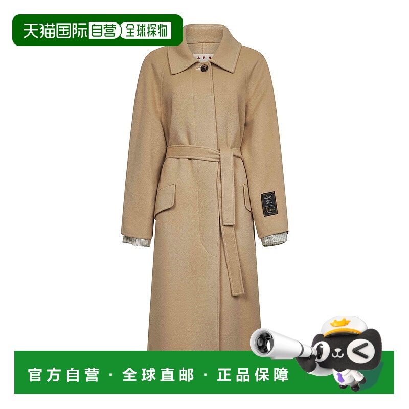 MARNI 女士大衣 CPMA0260KUUTWA2100W26 AW2025 驼色
