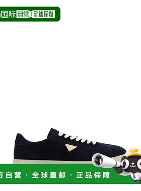 PRADA 男士运动鞋 2EE394054F0008 AW2024 蓝色 徽标运动鞋