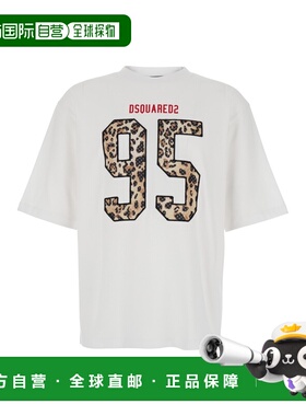 潮奢 Dsquared2 二次方 男士 徽标印花 T 恤 S71GD1649D20033