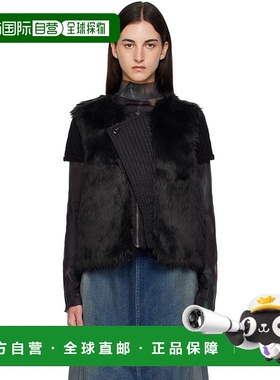 1h可退 潮奢 Andersson Bell 女士 黑色 Curved Placket 双面人造