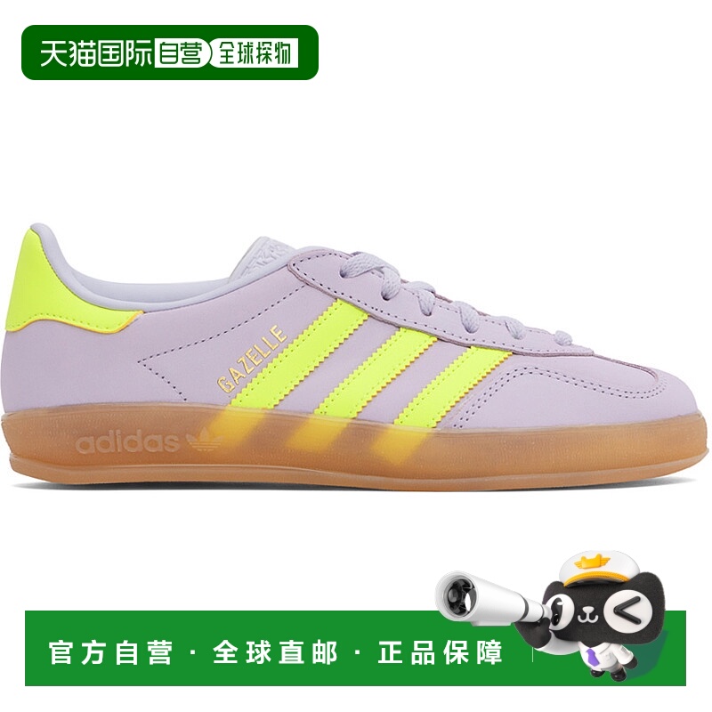 1h可退 潮奢 Adidas Originals 女士 紫色 Gazelle Indoor 运动鞋